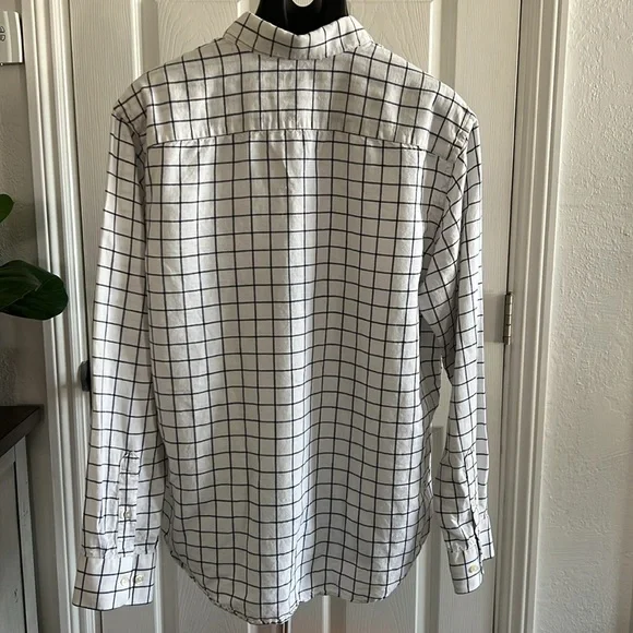 Banana Republic white and blue XL - Picture 3 of 12